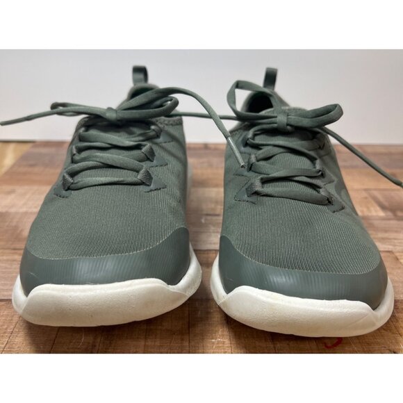 Oofos OOmg Low Shoe Green & White Lightweight Recovery Sneakers Mens 8M - Picture 3 of 8